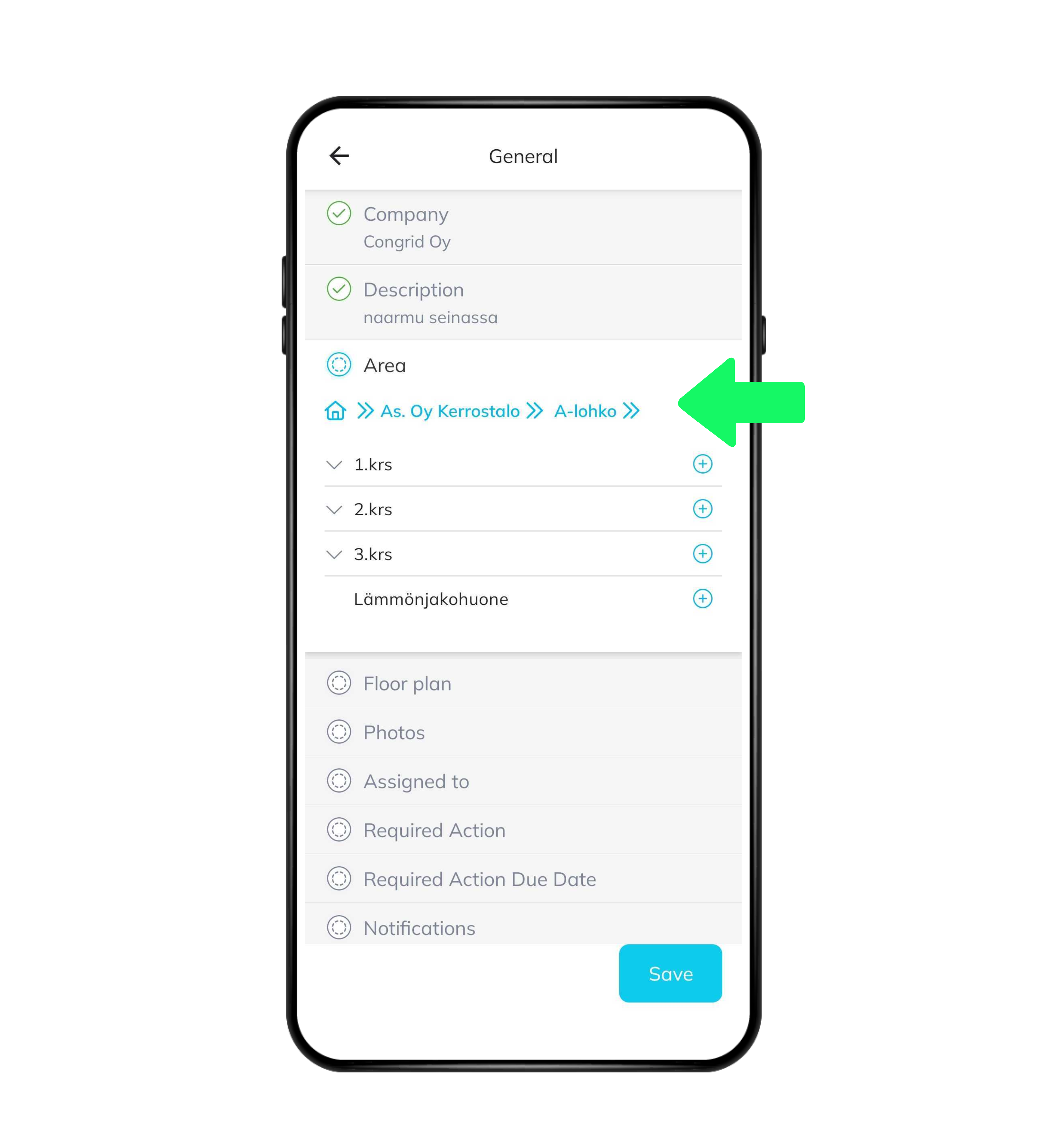 Task note - how to record notes – Congrid knowledgebase